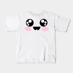 Happy Kawaii Face Kids T-Shirt